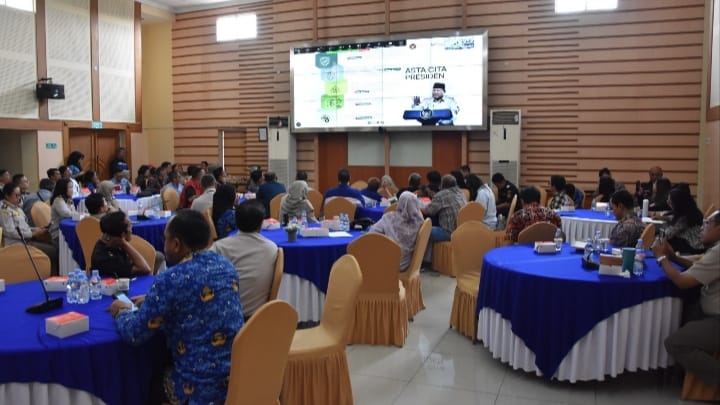 Kegiatan public hearing pelayanan publik Karantina Banten di Tangerang.